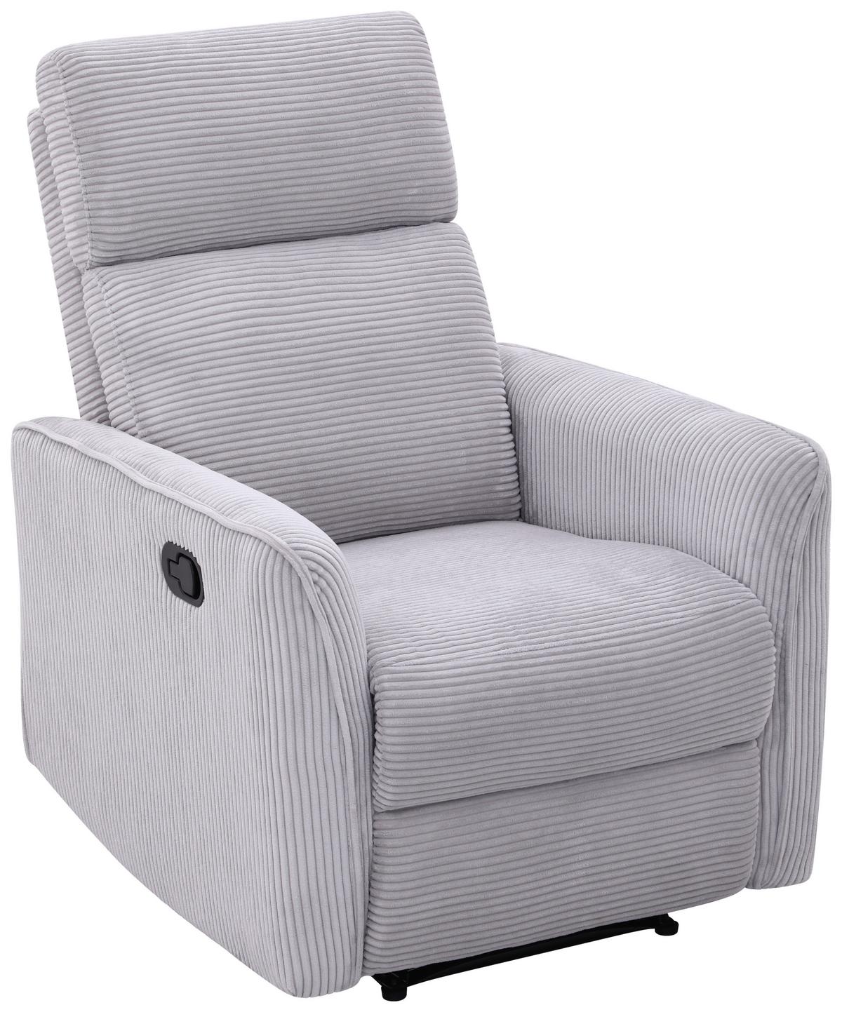 Sedežna Garnitura London - siva/črna, Basics, kovina/umetna masa (133/105/93cm) - Ondega