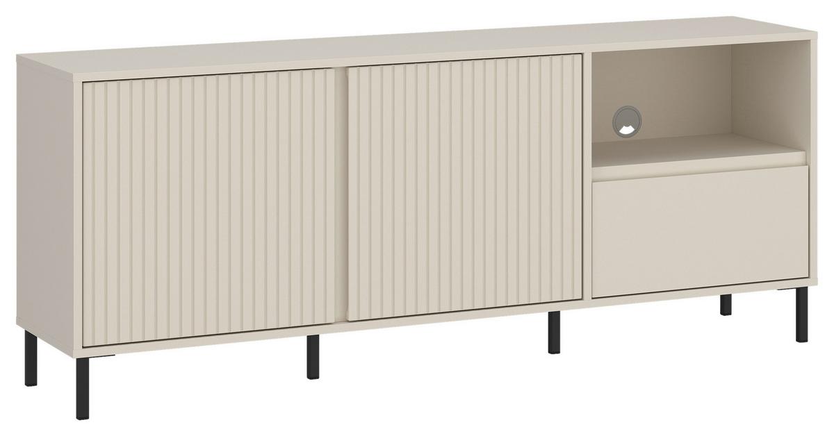 Tv-element Avenale, Kašmir - kašmir/črna, Trend, kovina/leseni material (157,8/65,4/40cm)