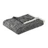 Pătură pufoasă Chevron - alb/negru, Modern, textil (130/170cm) - Modern Living