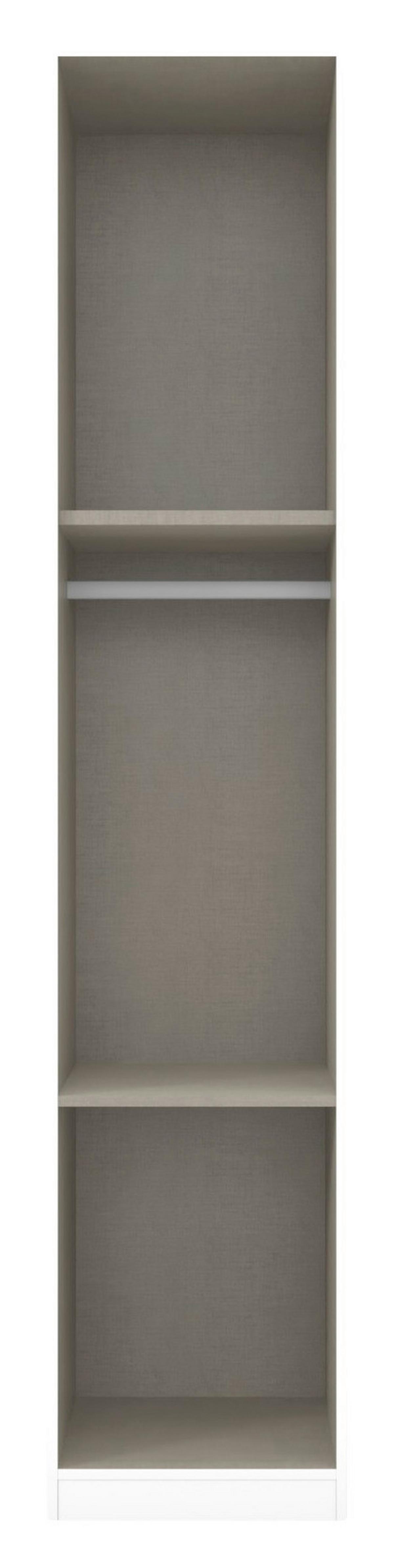 Ormar S Klasičnim Vratima Alabama - siva/boje šampanjca, Moderno, drvni materijal (47/229/54cm) - Rauch Möbel