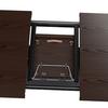 AUSZIEHTISCH AMADO - Walnussfarben/Schwarz, MODERN, Holz/Holzwerkstoff (160-200/90/76cm) - Bessagi Home