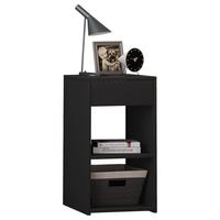 Nachtkästchen Sledo Maxi Schwarz - Schwarz, KONVENTIONELL, Holzwerkstoff (35/65/35cm) - MID.YOU