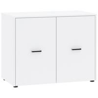 Unterbauschrank Kivo Weiß - Schwarz/Weiß, MODERN, Holzwerkstoff/Kunststoff (90/69,8/52,1cm) - Based