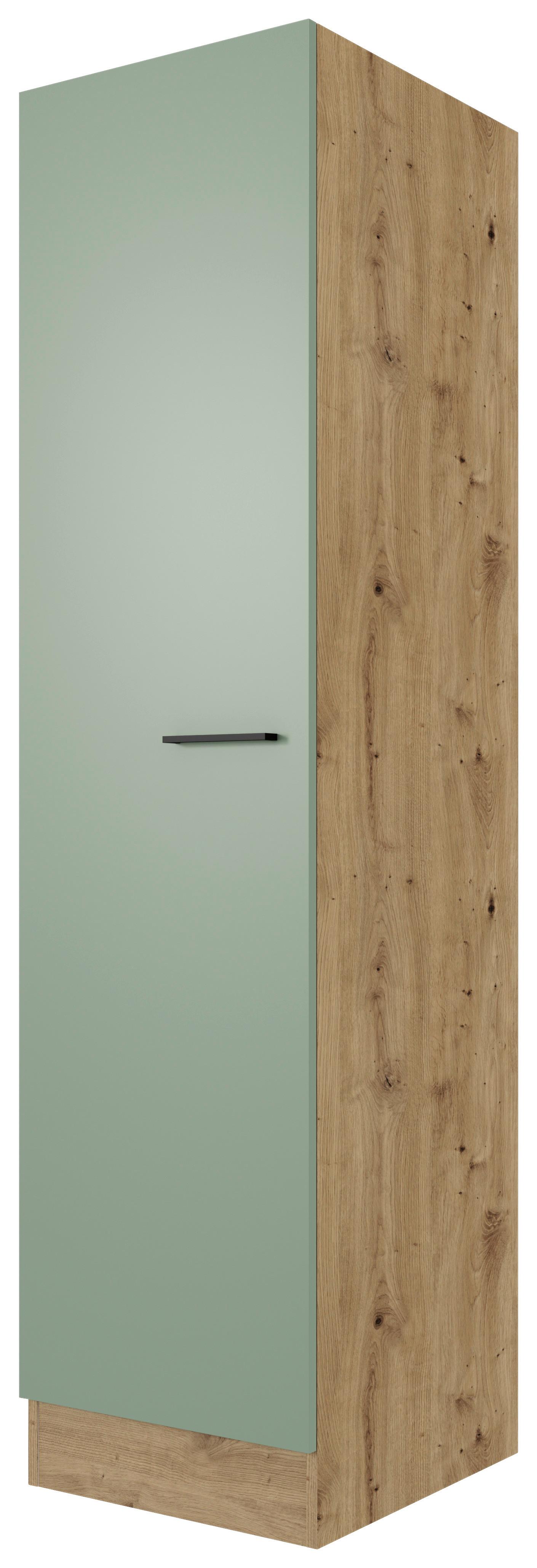 Omara Za Posodo Cara, Zelena, Hrast - črna/zelena, Konvencionalno, kovina/leseni material (50/200/57cm) - FlexWell