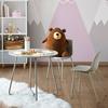 Kindersitzgruppe Casey Hellgrau Kunststoff/Metall - Hellgrau, MODERN, Kunststoff/Metall (60/56/60cm) - Bessagi Kids