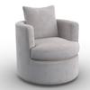 FAUTEUIL MARIETA - Greige/Beige, Modern, Hout/Textiel (77/81/77cm) - Bessagi Home