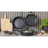 STEKPANNA BASIC - silver/grå, Klassisk, metall/plast (28/5cm) - Mömax