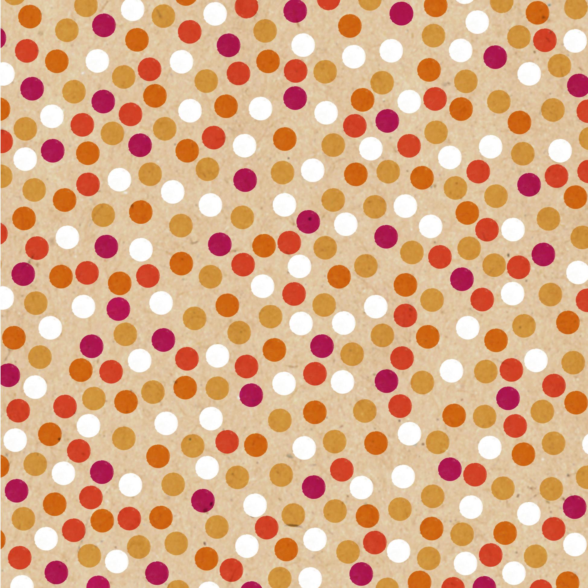 Serviette By Nature in Multicolor - Currygelb/Rotbraun, MODERN, Papier (33/33cm)