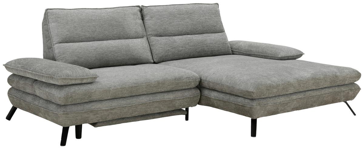 Kutna Garnitura Castello - siva/crna, Moderno, drvo/metal (276/97/110/174cm) - Mömax
