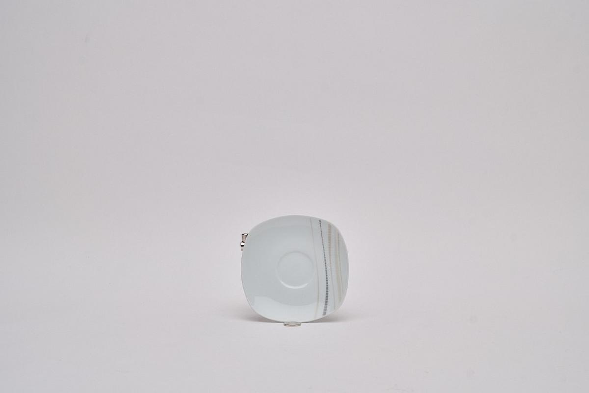 SERWIS OBIADOWO-ŚNIADANIOWY 12025 - beżowy/biały, Basics, ceramika - Novel