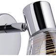 Wandspot Carla - Chromfarben, MODERN, Glas/Metall (11/7/11,5cm) - Modern Living Wandspot Carla - Chromfarben, MODERN, Glas/Metall (11/7/11,5cm) - Modern Living