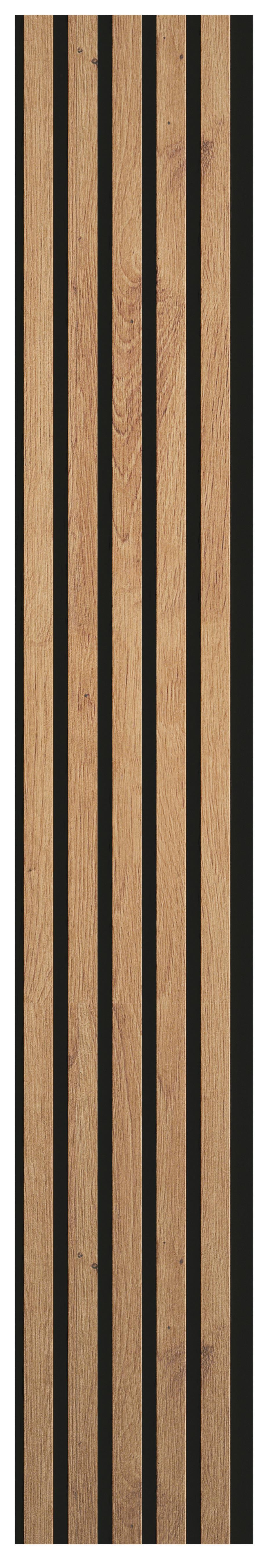 Wandpaneel Anna Eiche Artisan 4er Set - Eiche Artisan, MODERN, Holzwerkstoff (74,4/119/1,2cm) - Mömax