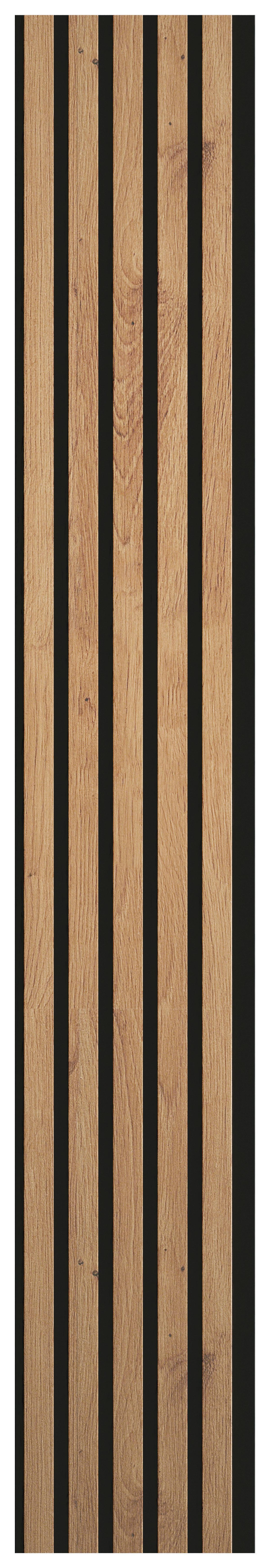 Wandpaneel Anna Eiche Artisan 4er Set - Eiche Artisan, Modern, Holzwerkstoff (74,4/119/1,2cm) - Mömax
