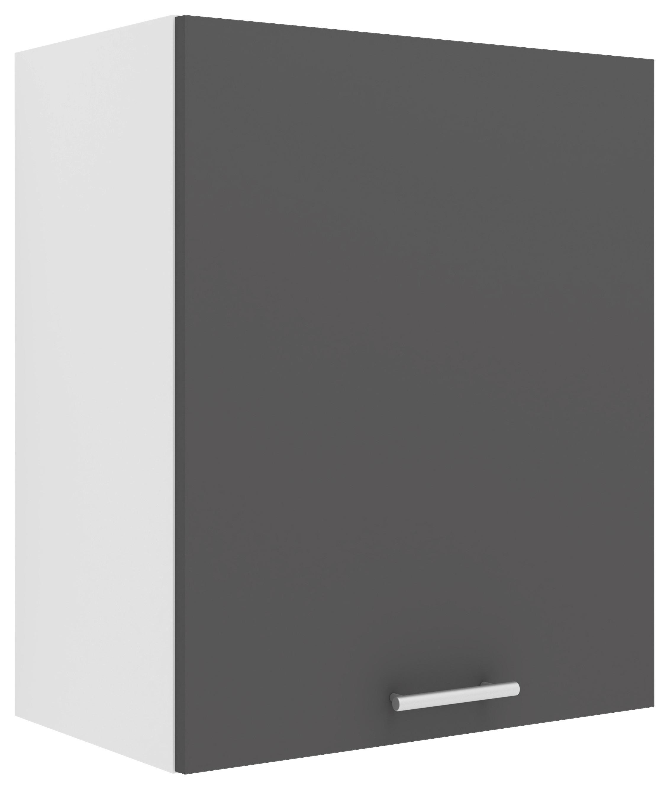 Kuhinjska Zgornja Omarica Esilo, Siva, Bela - bela/barve aluminija, Konvencionalno, kovina/leseni material (50/60/31cm) - MID.YOU