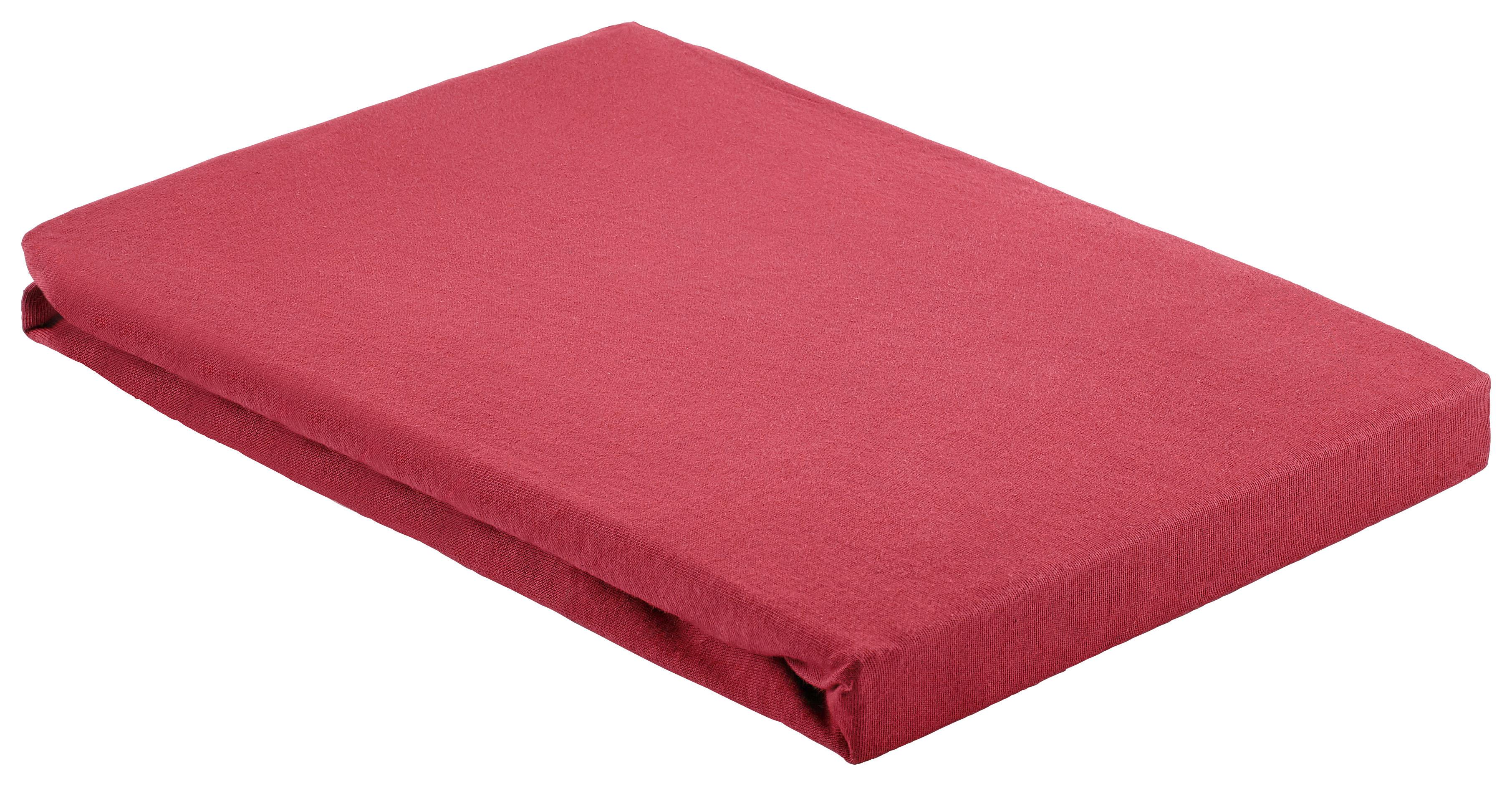 FIXLEINTUCH BASIC - Rot, Textil (100/200cm) - Modern Living