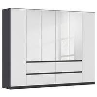 DULAP  USI ROTATIVE MAINZ - argintiu/alb, Basics, material pe bază de lemn (271/210/54cm) - Modern Living