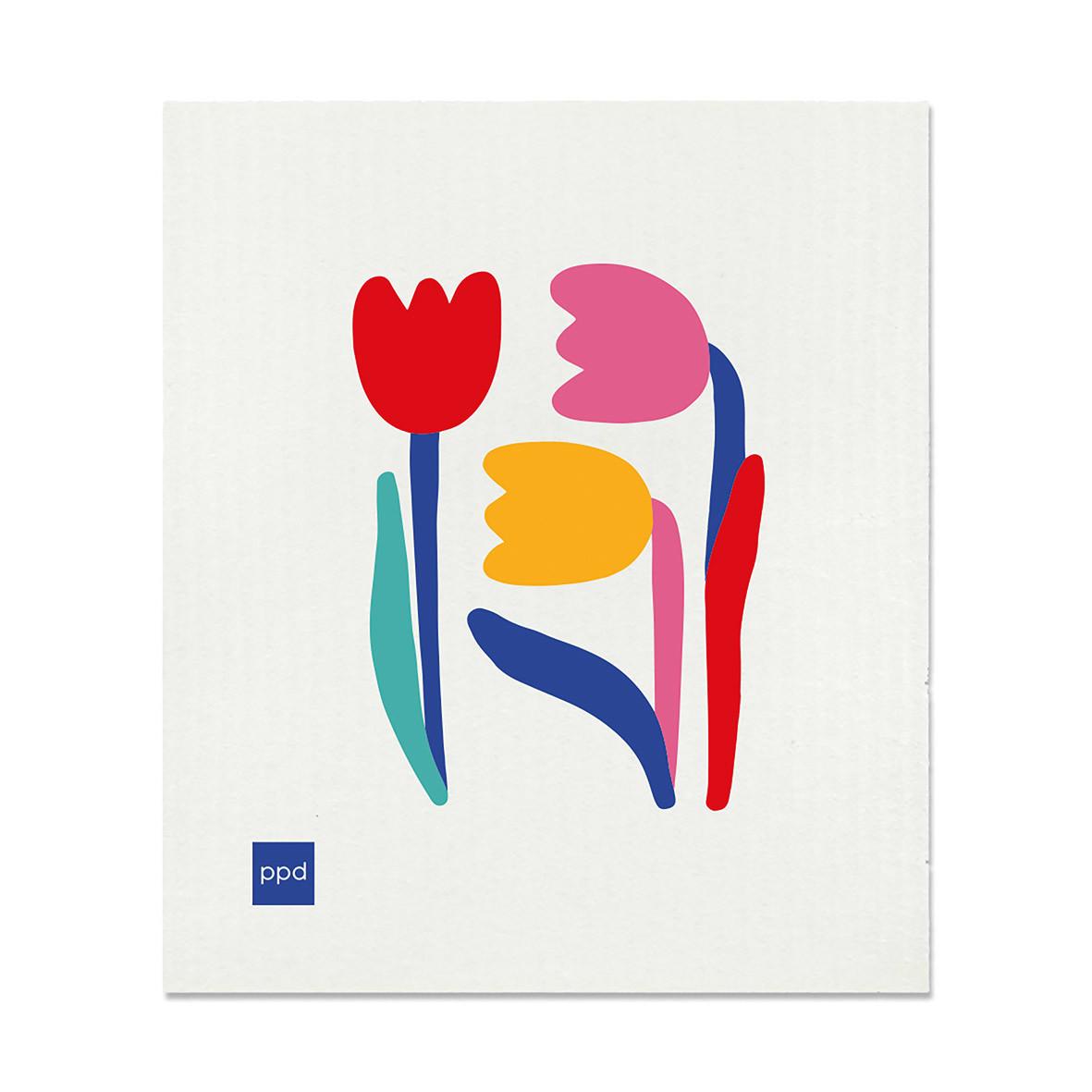 Schwammtuch Peter Multicolor ca. 20x17cm - Multicolor, Textil (20/17cm)