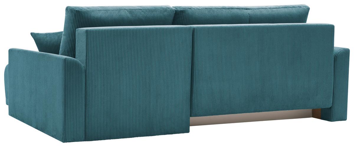 Kutna Garnitura Kim - tirkizna, Moderno, drvo (233/146cm) - Modern Living