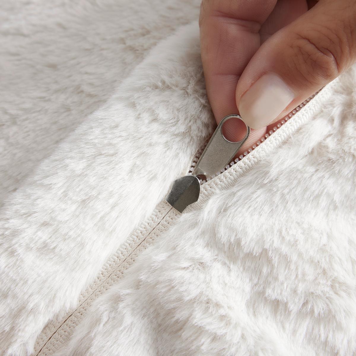 Okrasna Blazina Lea S, 2 Kosa - krem barve, tekstil (52/32cm) - Premium Living