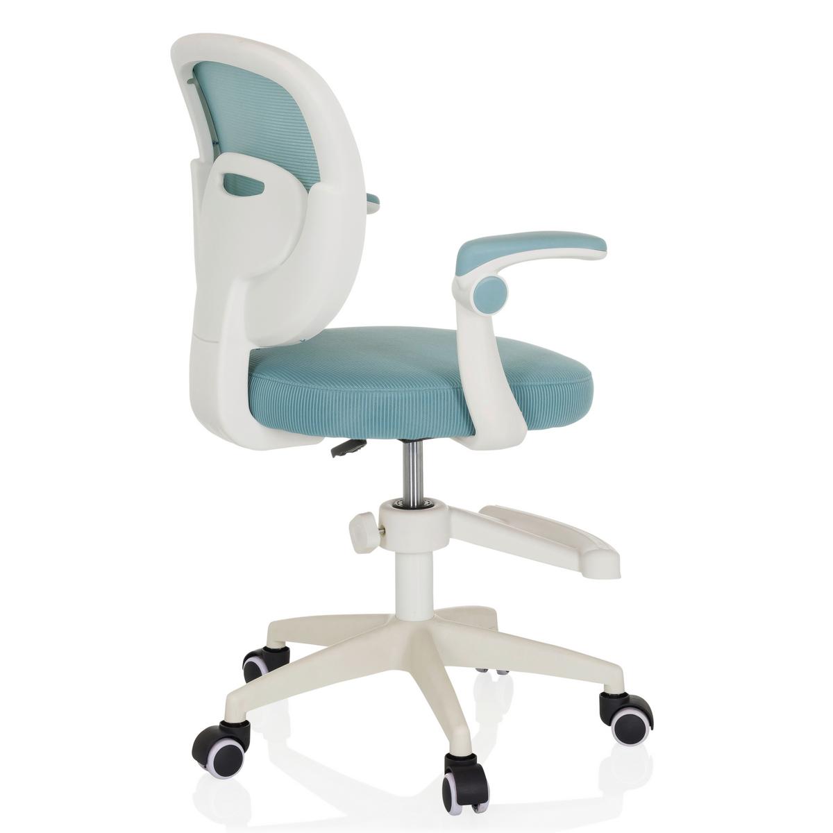 Mladisnki Vrtljivi Stol Kiddy Smart, Modra - bela, Moderno, umetna masa/tekstil (61/84-97/55cm) - MID.YOU
