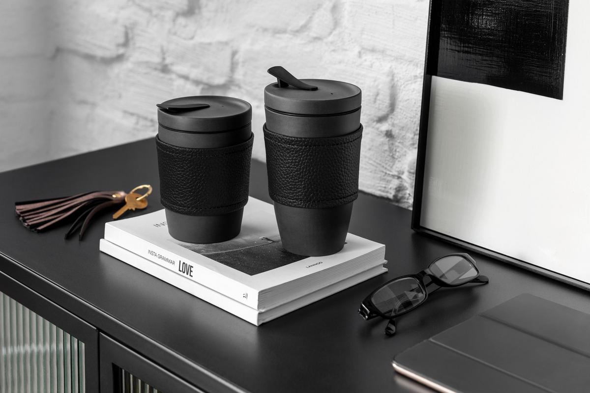 KUBEK DO KAWY MANUFACTURE ROCK VILLEROY&BOCH - czarny, Basics, ceramika (350ml) - Villeroy & Boch