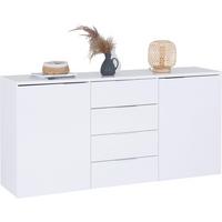 Komoda Split 2, Bela - siva/bela, Moderno, les (180/89/43cm) - Mömax