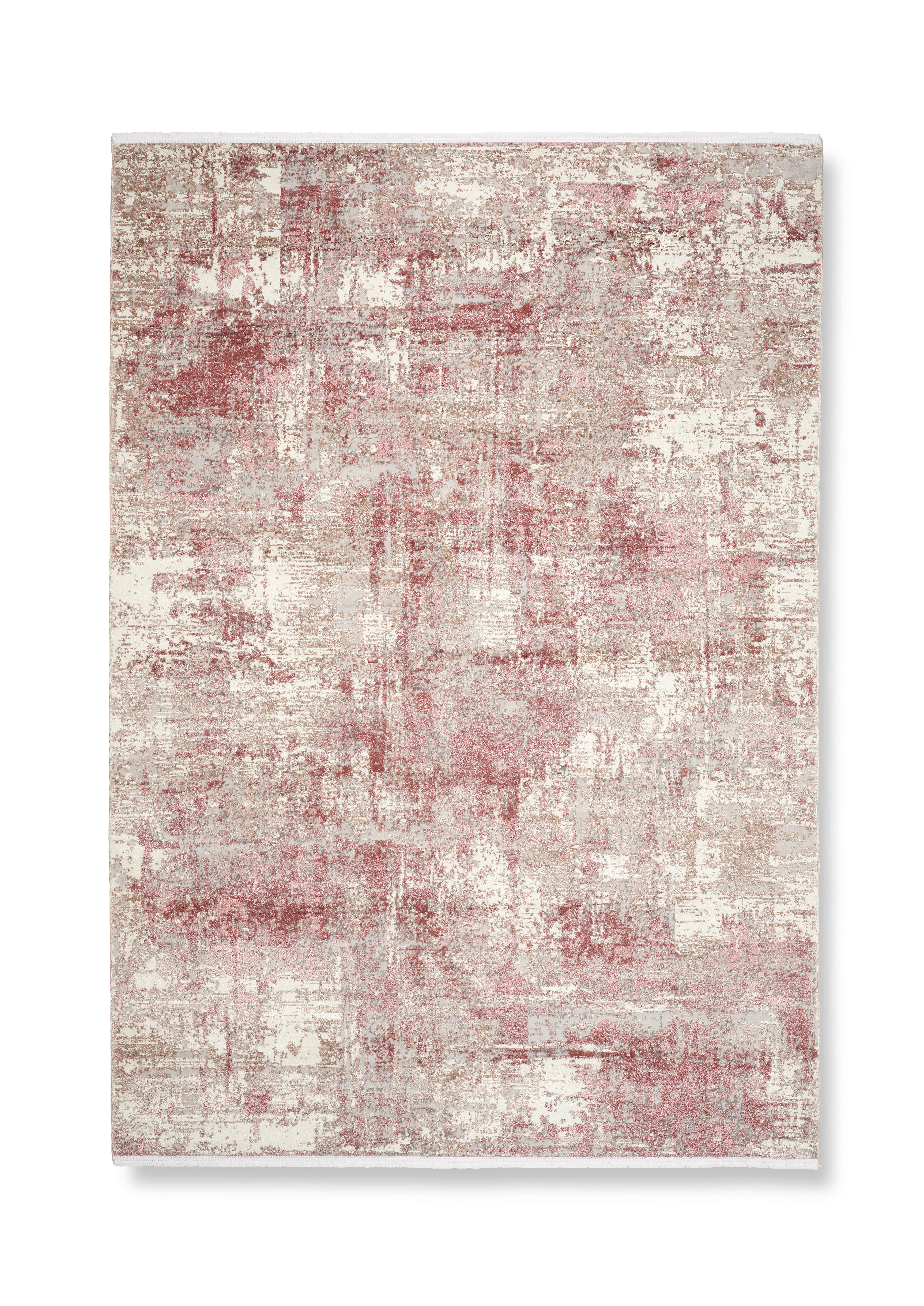 Tkana Preproga Malik 2 - pink/krem barve, Moderno, tekstil (120/170cm) - Mömax