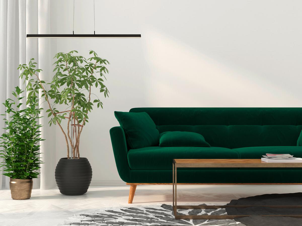 LED Függőlámpa 96381-1bk - fekete/fehér, Basics, műanyag/fém (80/70/118.5cm)