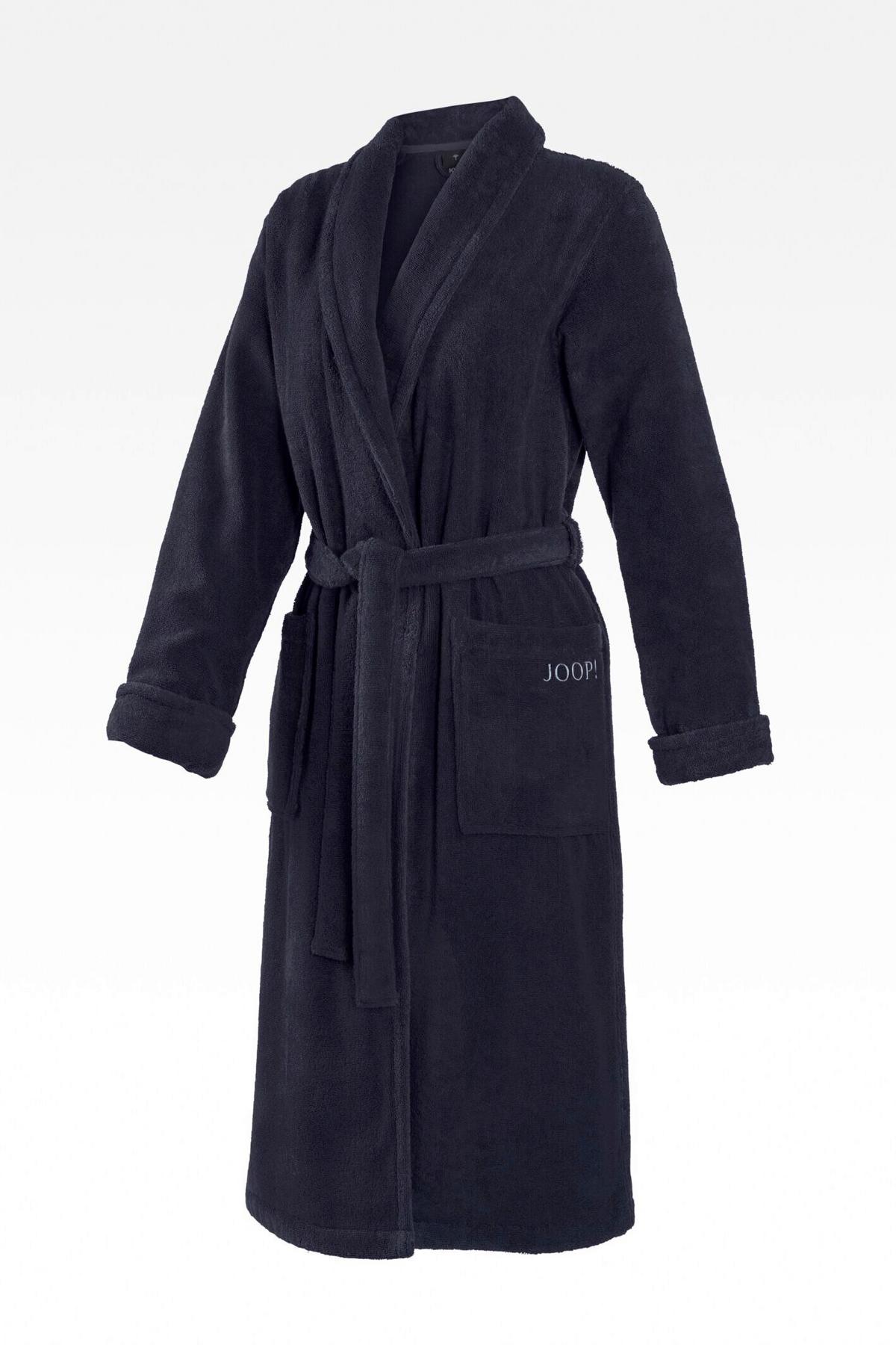 SZLAFROK KĄPIELOWY JOOP! DAMEN SCHALKRAGEN - niebieski, Basics, tkanina (40/42null) - Joop!