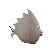 Dekofisch Hellgrau - Hellgrau, Basics, Kunststoff (29/26/9,5cm)