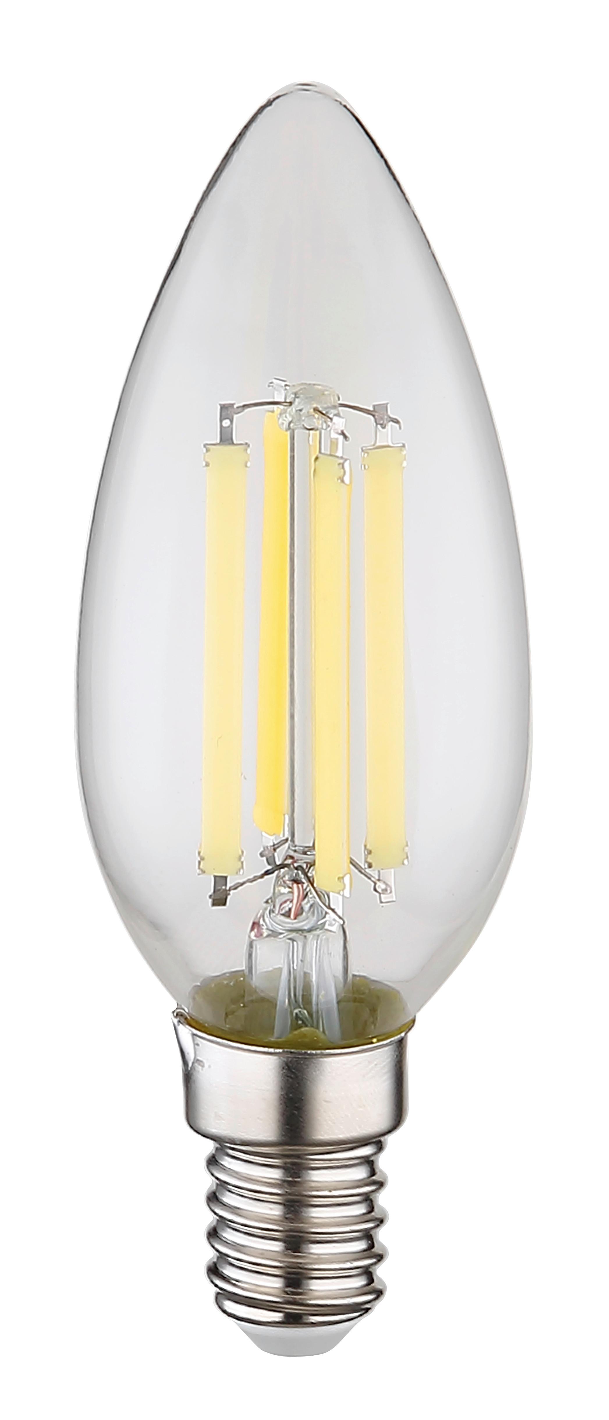 LED-SIJALKA 10577CK - prozorno, kovina/steklo (3,5/9,8cm) - Globo