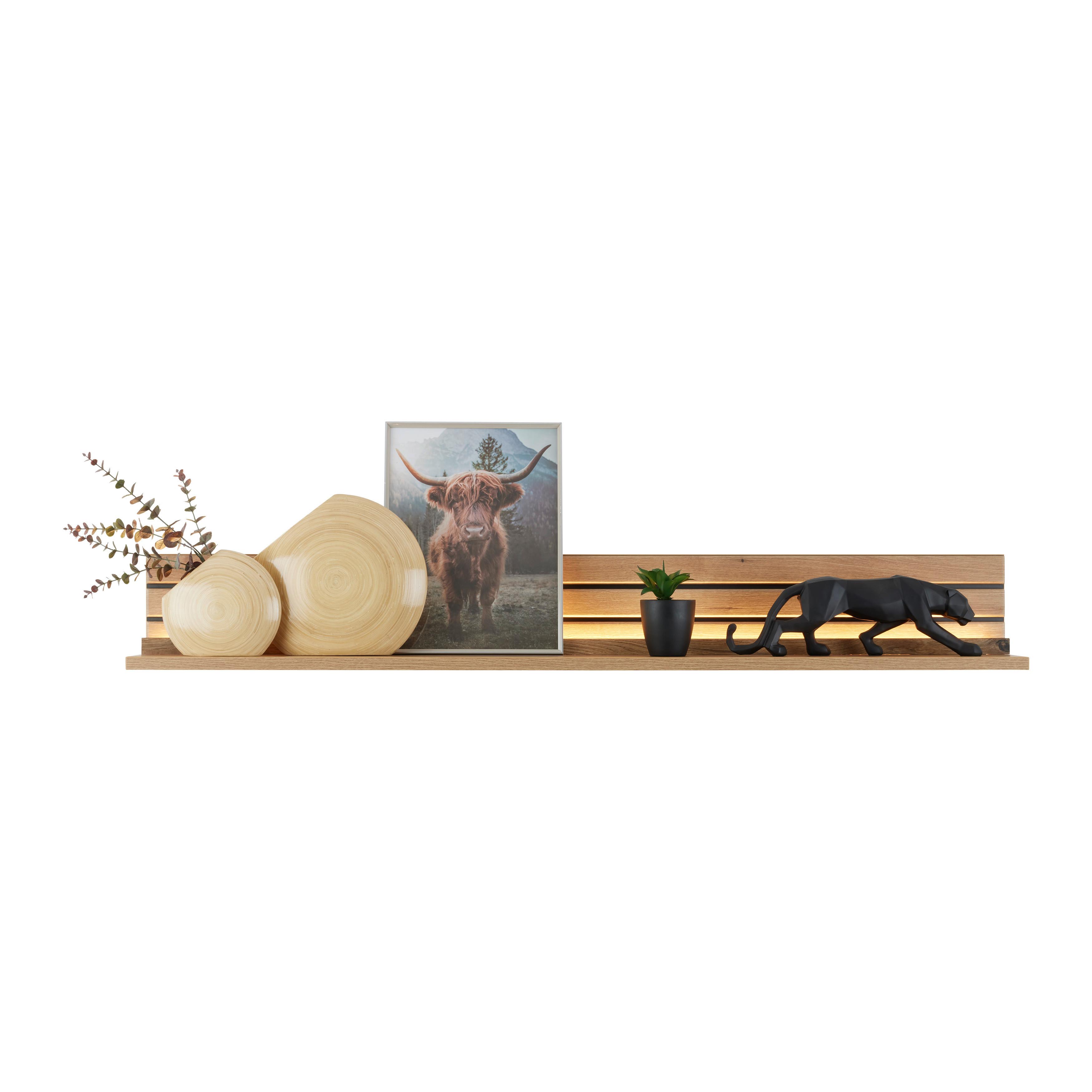 Stenska Polica Fortuna - Moderno, leseni material (150/20/20cm) - Premium Living