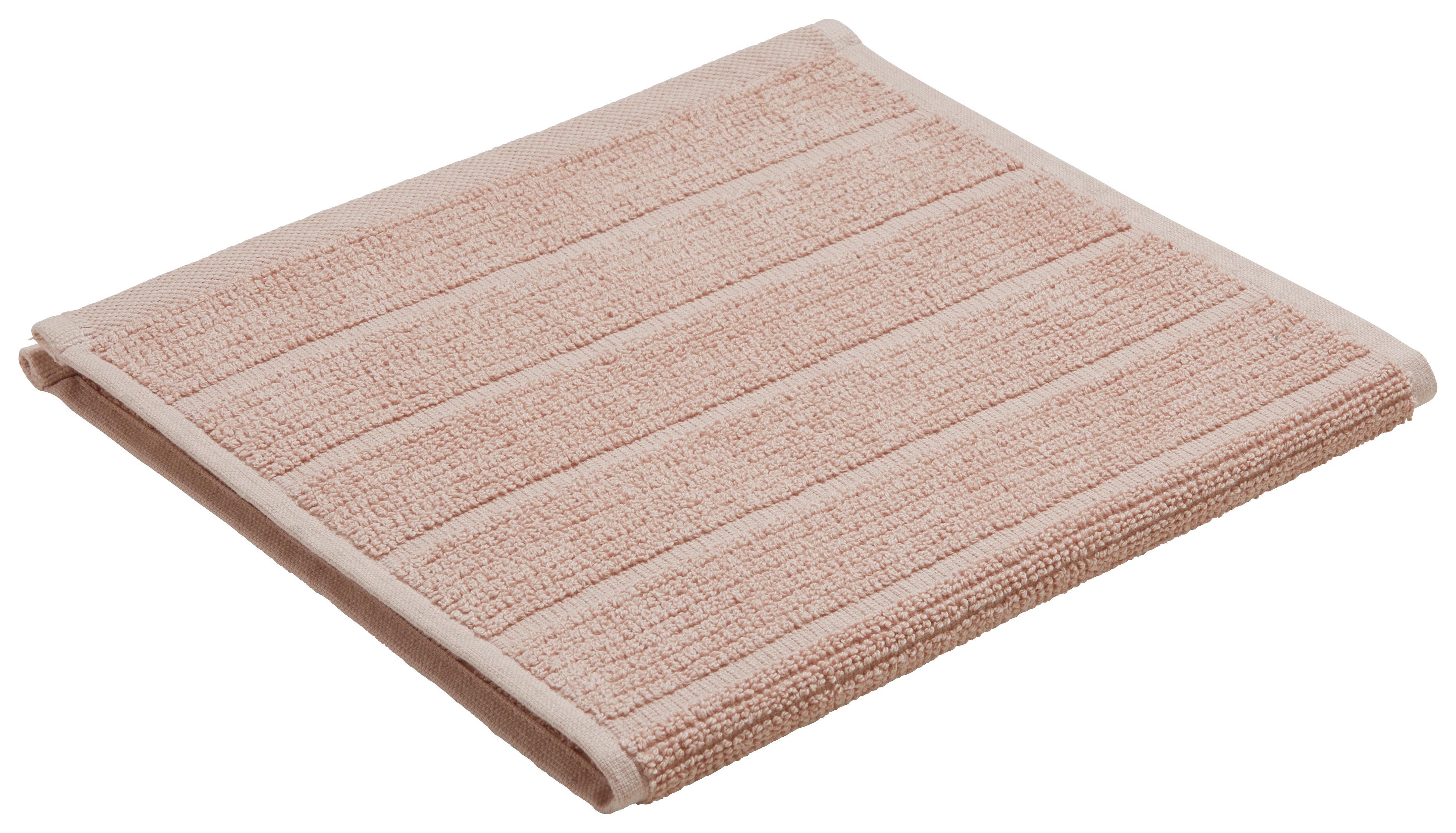 Gästetuch Anna Altrosa - Altrosa, Textil (30/50cm) - Mömax modern living