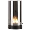 LED-BORDSLAMPA BLOH - kromfärg/svart, Modern, metall/glas (10/20cm) - Mömax
