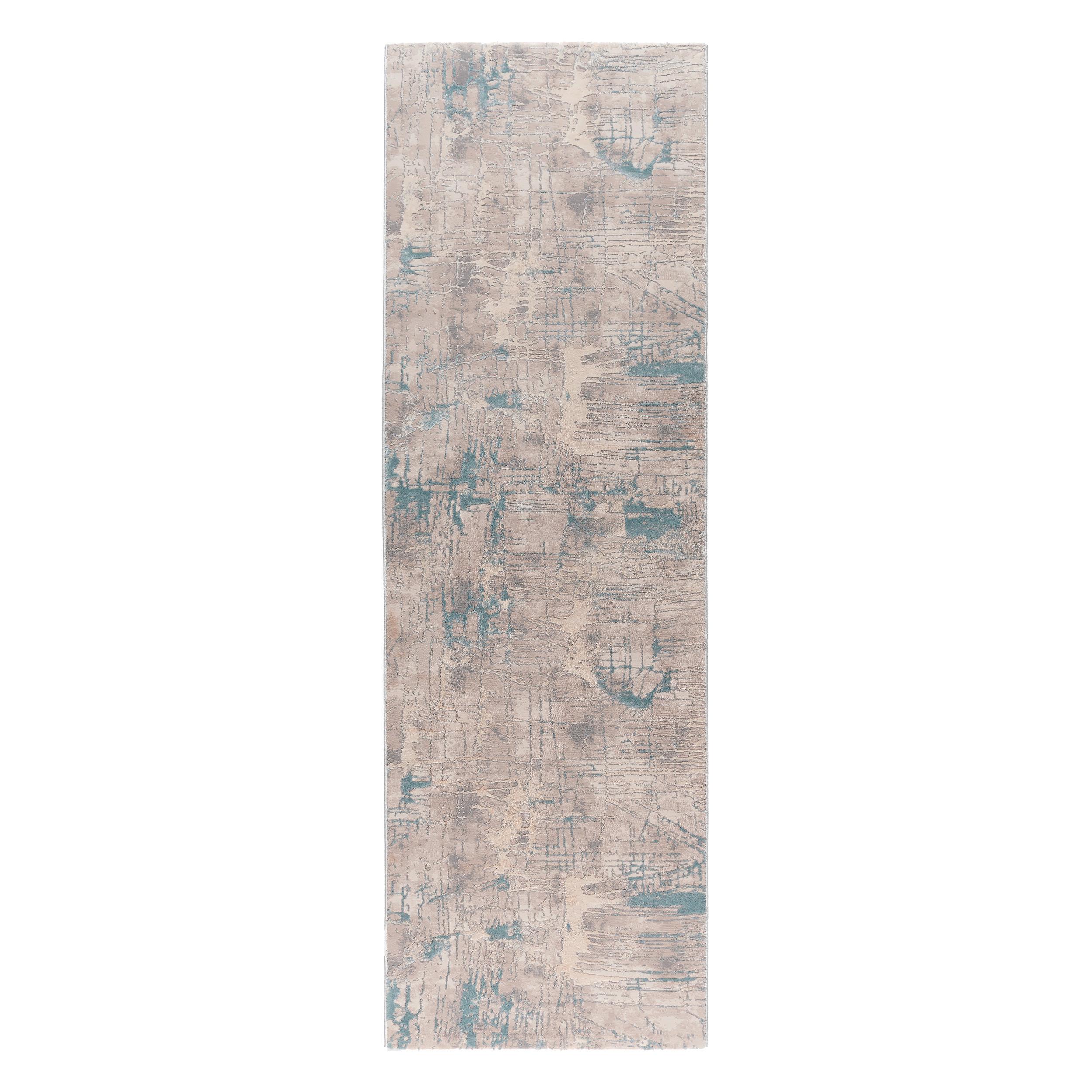 Webteppich Amanda ca. 80x300cm - Grau, Basics, Textil (80/300cm)