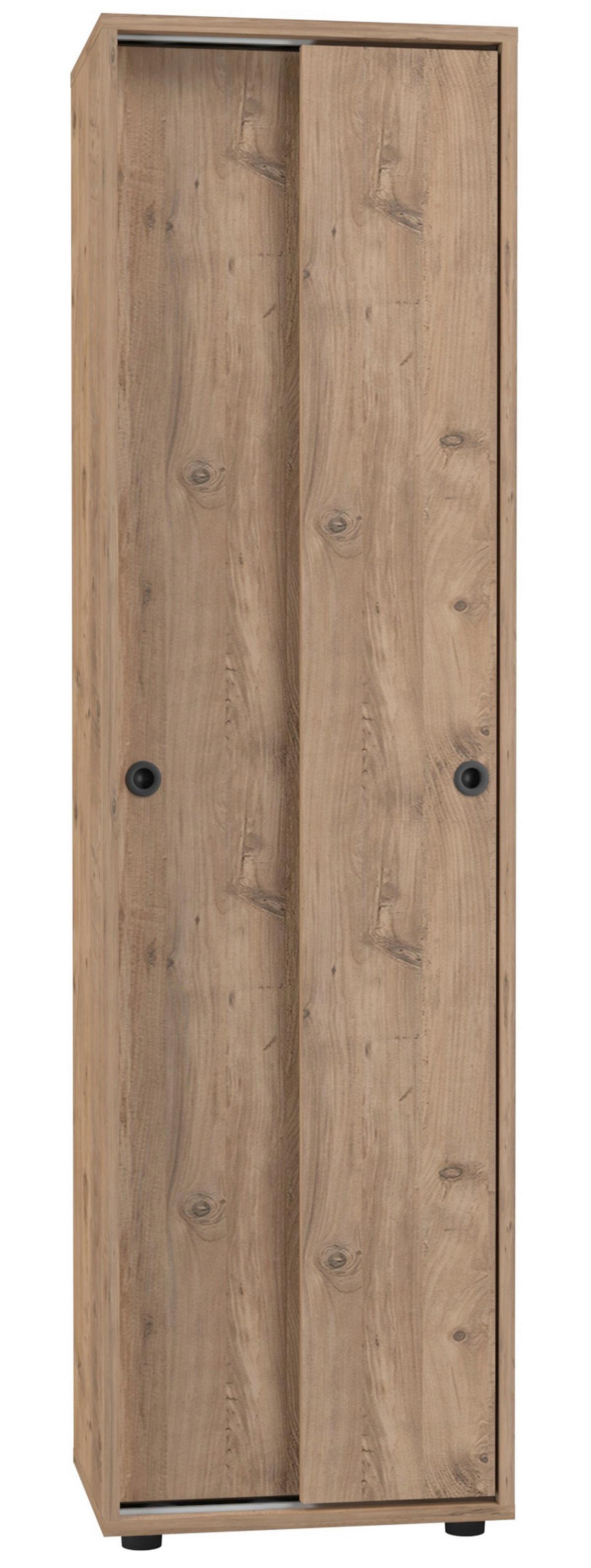 Arhivska Omara Ulas, Barva Hrasta - medeni hrast, Design, leseni material (49/168/38cm) - MID.YOU