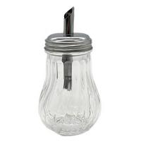 Zuckerstreuer Sugar 200ml Klar/Silberfarben - Klar/Silberfarben, MODERN, Glas/Metall (7,2/14cm) - Mömax