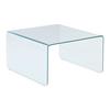 SOFFBORD WING - klar, Modern, glas (70/70/40cm) - Mömax