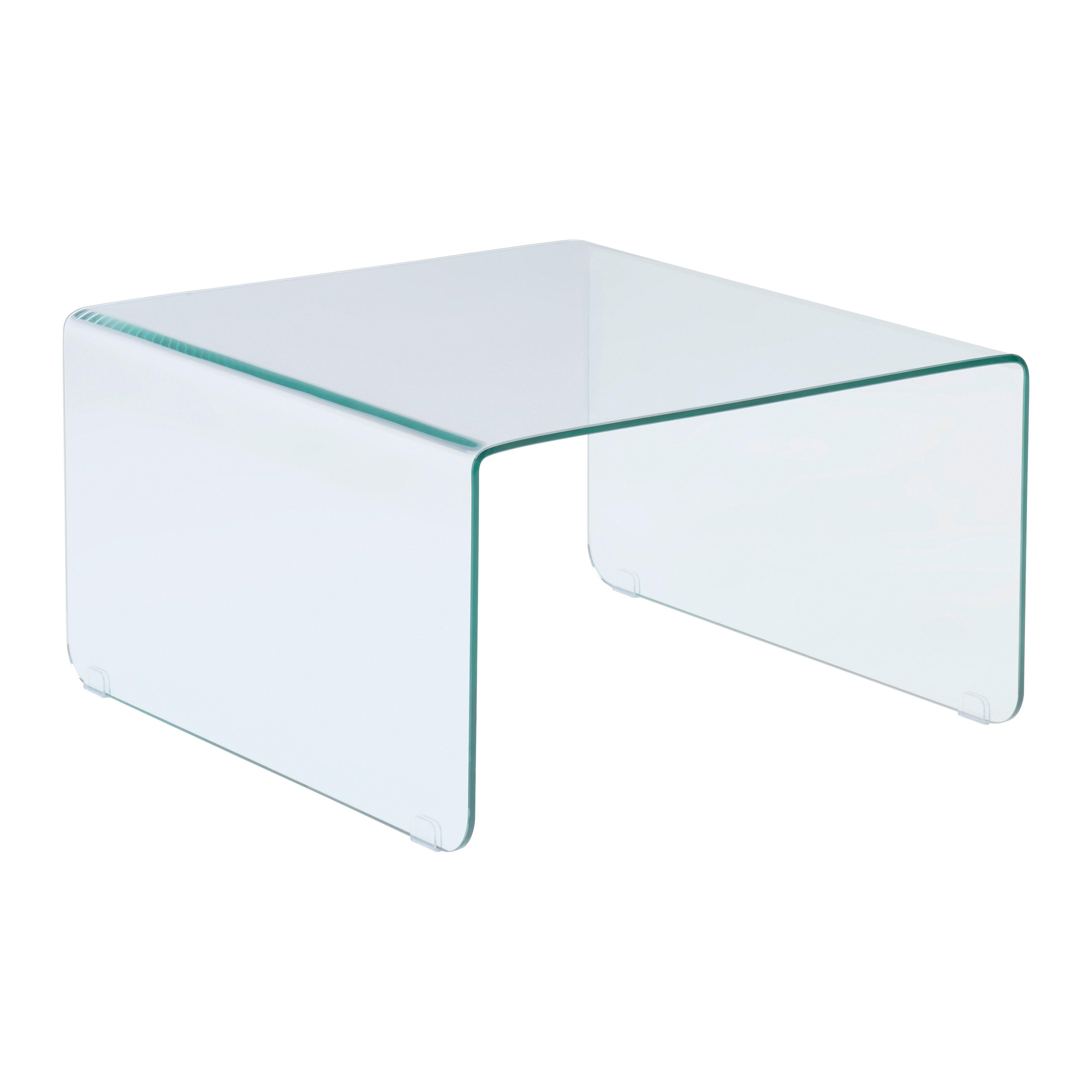 Klubska Miza Wing - prozorno, Moderno, steklo (70/40/70cm) - Mömax