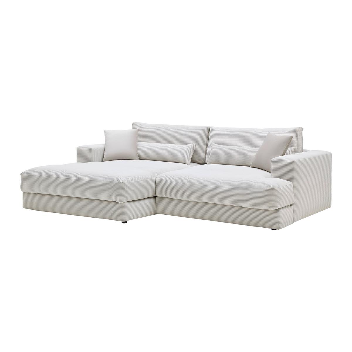 Coltar FABIONA - bej, Modern, lemn (194/85/268cm) - Premium Living