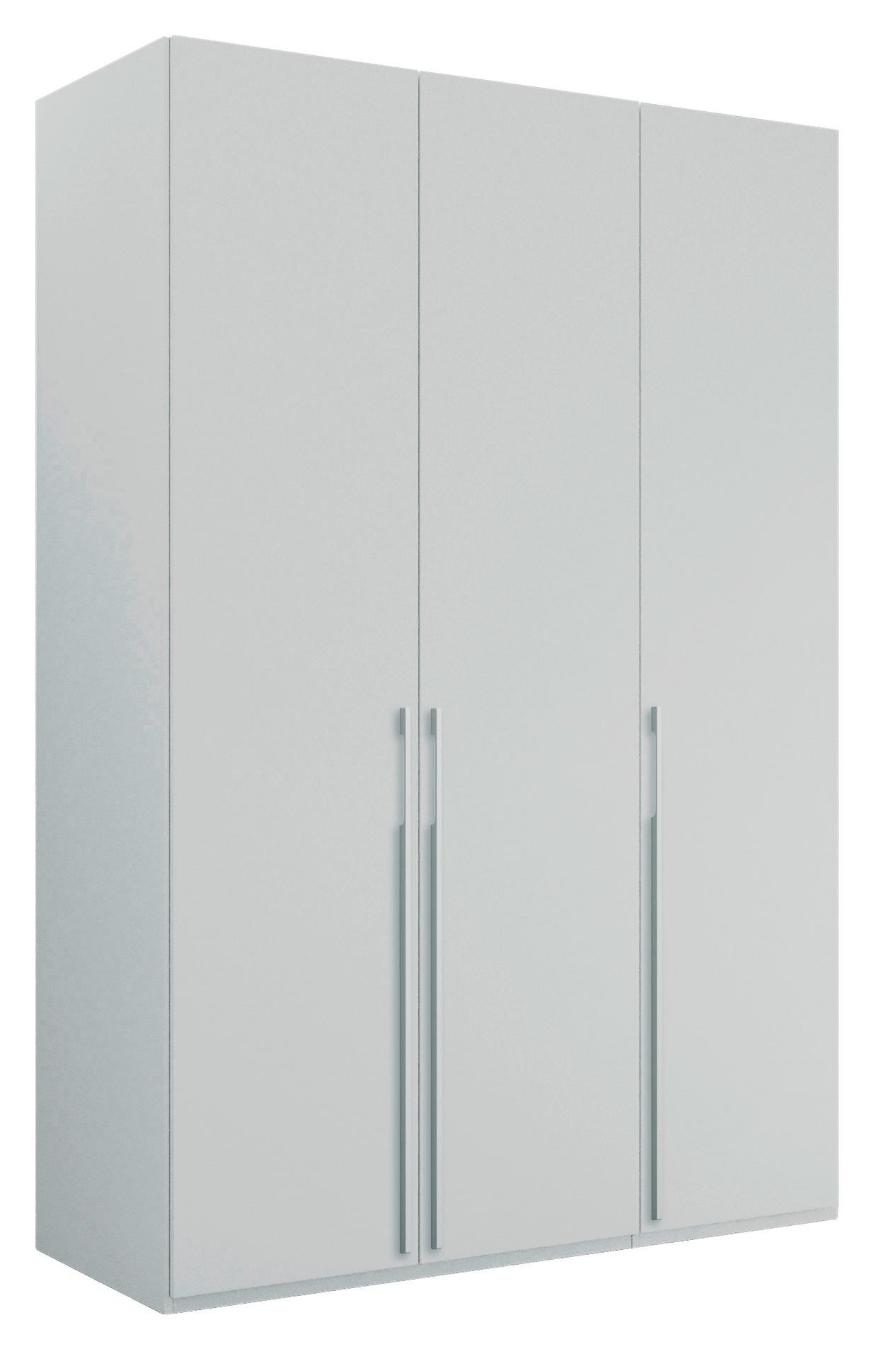 Omara S Klasičnimi Vrati Skat Pure, Siva - siva, Trend, kovina/leseni material (151/223/60cm) - Novel