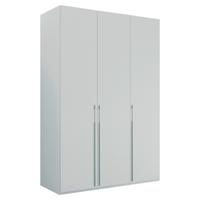 Omara S Klasičnimi Vrati Skat Pure, Siva - siva, Trend, kovina/leseni material (151/223/60cm) - Novel
