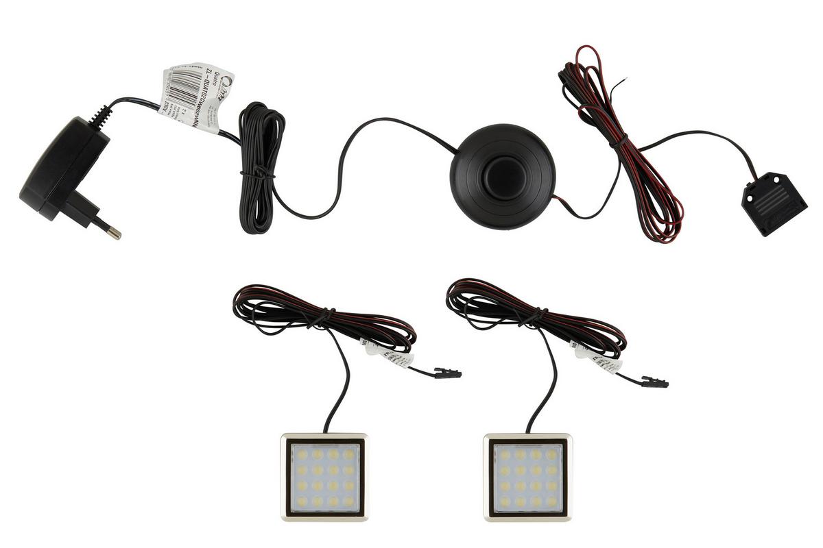 LED-Dekoleuchte Quatro mit LED - Weiss (5/5/1cm) - Mömax