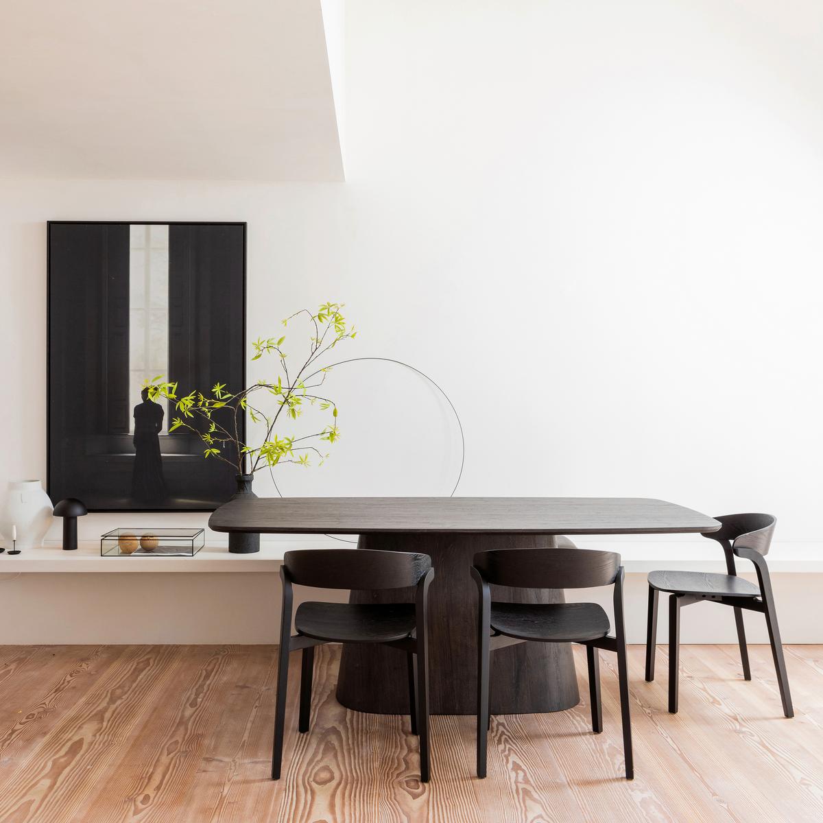 Esstisch Leah Dunkelbraun - Dunkelbraun, Design, Holzwerkstoff (200/105/76cm) - Livetastic