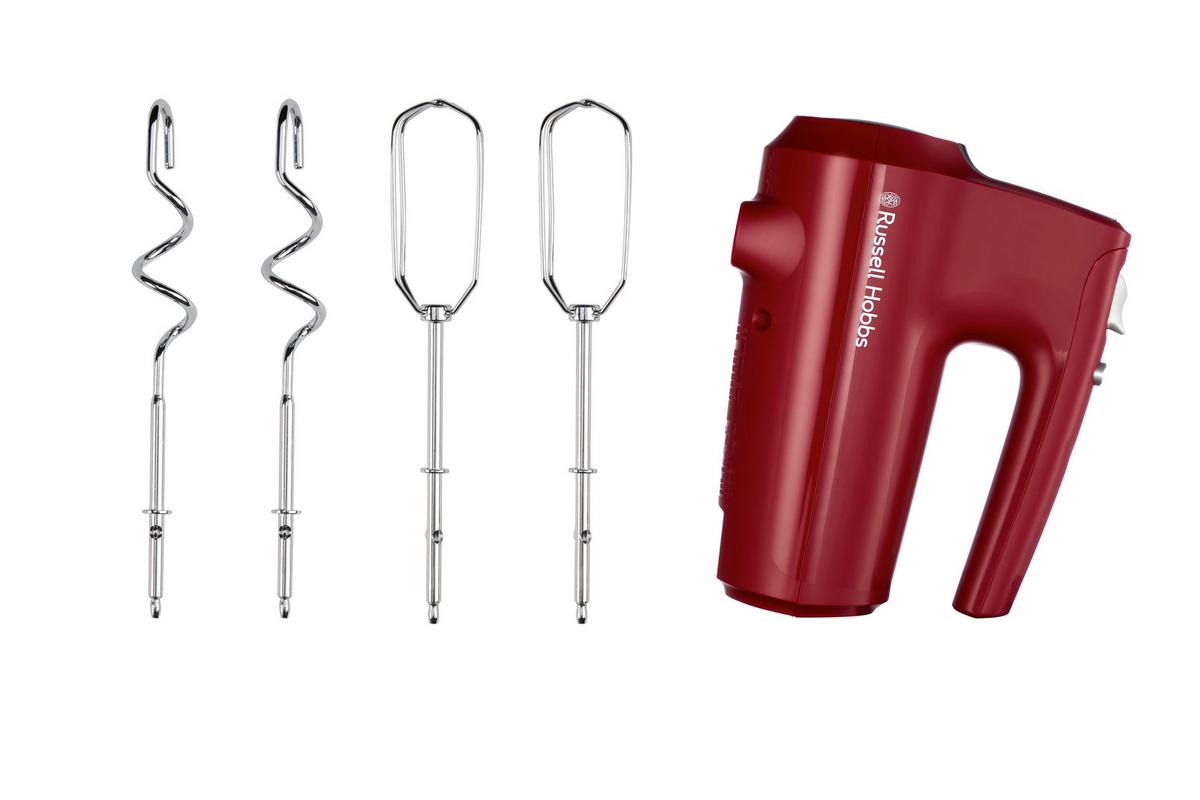 Kézi Mixer Russell Hobbs Desire Red - piros, Modern, műanyag (18,5/29cm) - Russell Hobbs