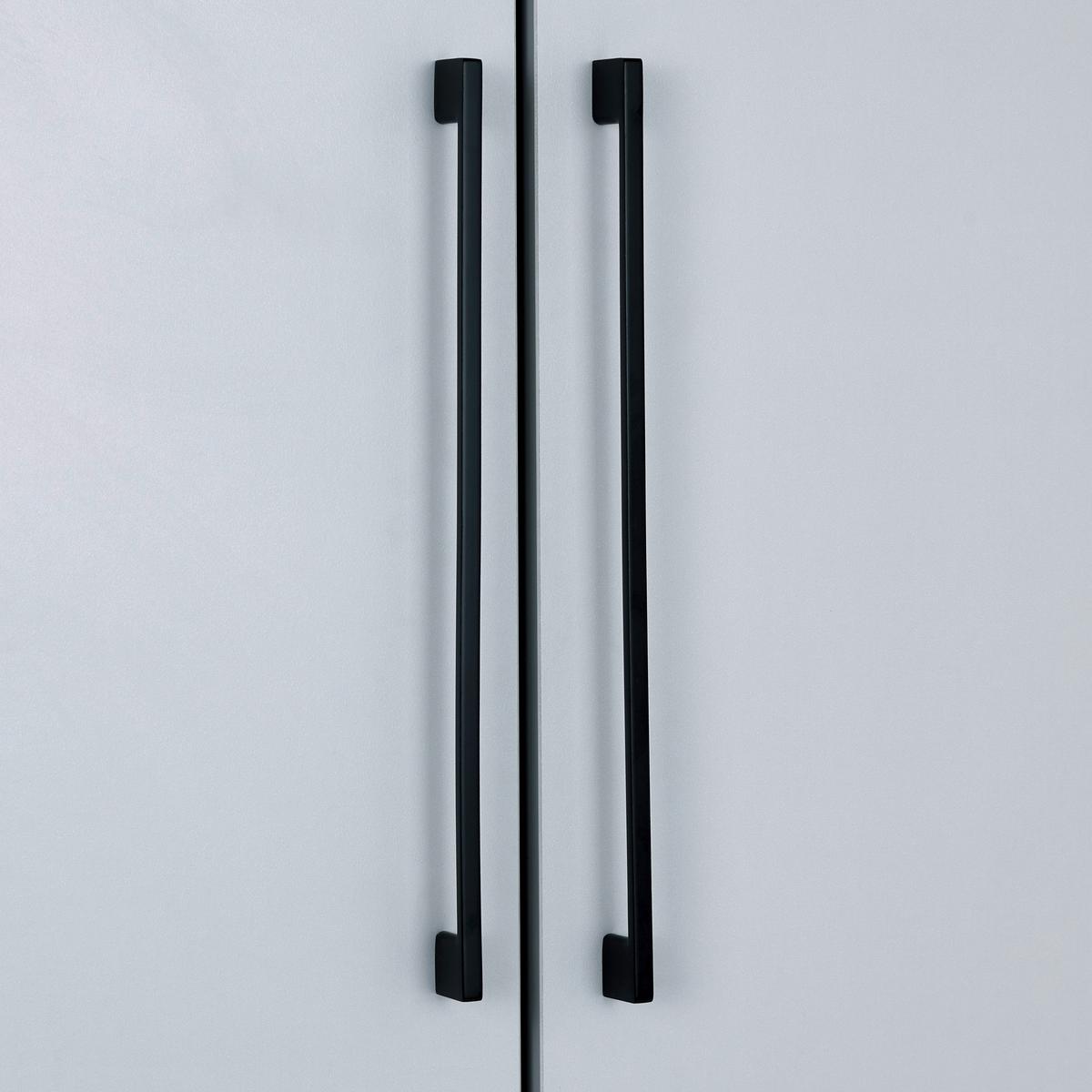 Griff "unit" In Schwarz - Schwarz, Modern, Metall (35,2/2,8/0,6cm) - Based