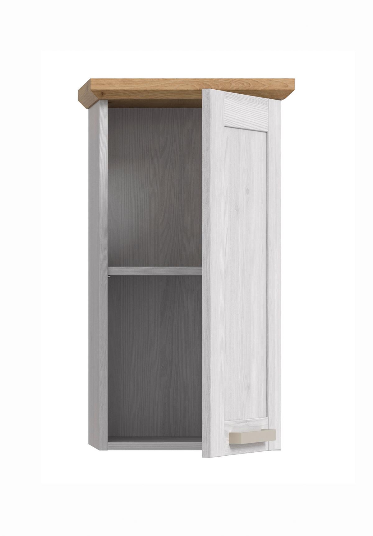Hängeschrank Verona Lärchefarben/Eiche Artisan - Silberfarben/Lärchefarben, Trend, Holzwerkstoff/Kunststoff (39/71/34cm) - MID.YOU