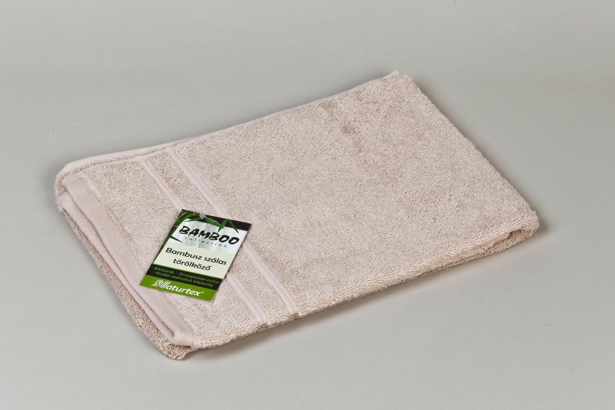Törölköző Bambuszos 50/100 - cappuccino, textil (50/100cm)