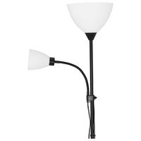 Állólámpa Vanessa - fekete/áttetsző, Konventionell, műanyag/fém (22,5cm) - Best Price