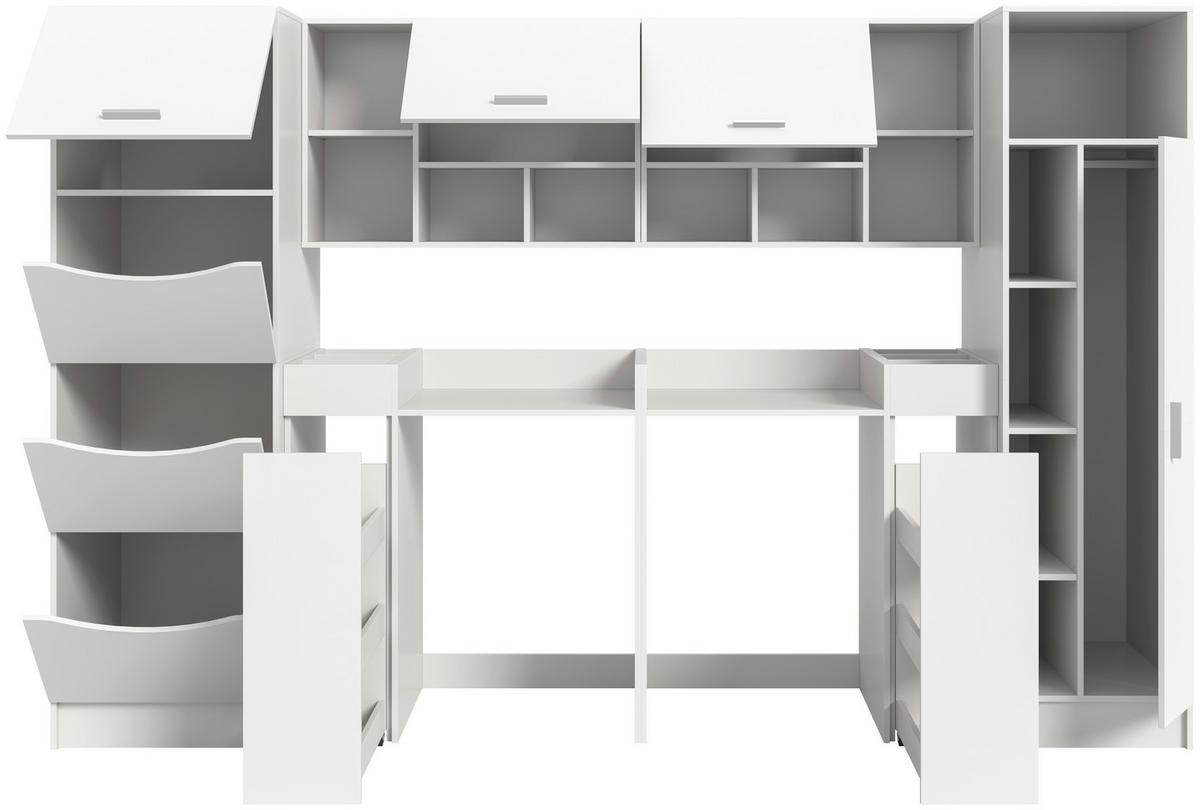 Hauswirtschaftsraum Free Weiß - Weiß, Basics, Holzwerkstoff (306/195/68cm) - MID.YOU